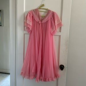 Nylon Pink  night Gown
